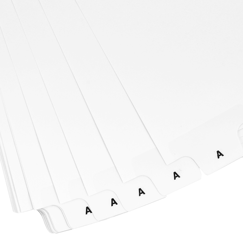 Bottom Letter Tabs Individual  Letters