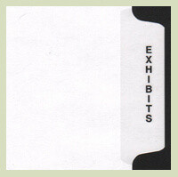 Exhibits Tabs - ExhibitIndexes.com