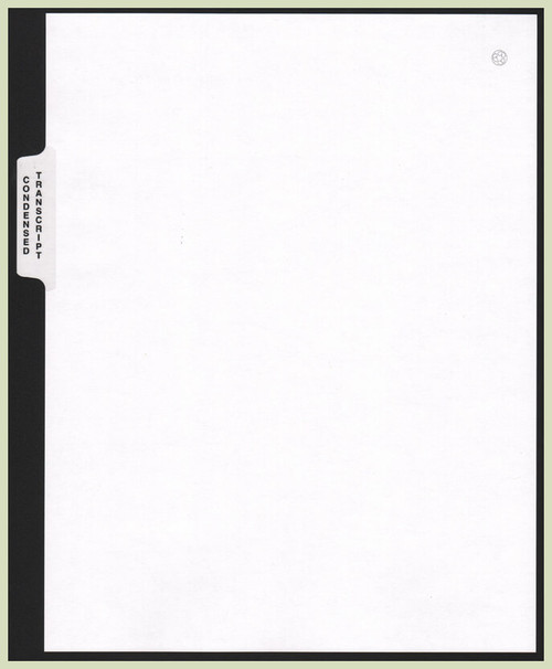 Condensed Transcript Tabs