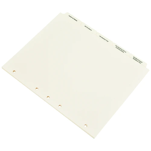 Estate Planning Tabs