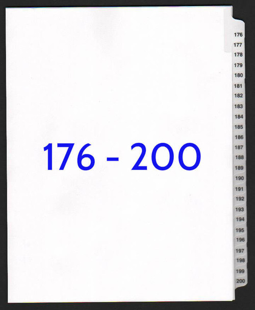 exhibitindexes.com V-SNS-176-200 dividers