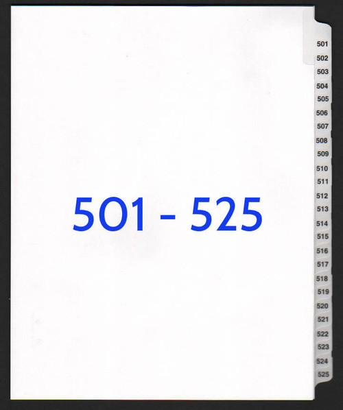 exhibitindexes.com V-SNS-501-525 dividers