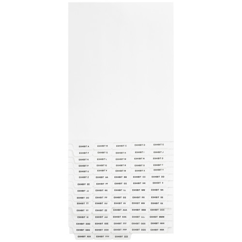 Bottom Exhibit A-ZZZ Set