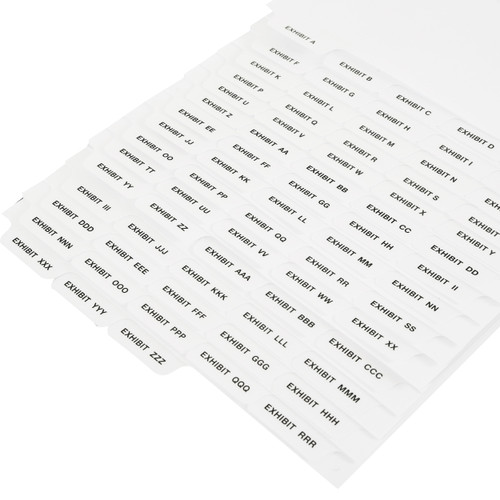 Bottom Exhibit A-ZZZ Set