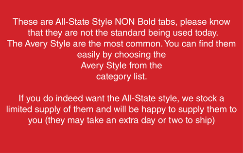  All-State Legal Style  Exhibit Set A-Z