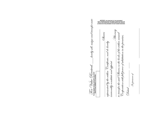 Downloadable Stock Certificates Downloadable Stock Certificates