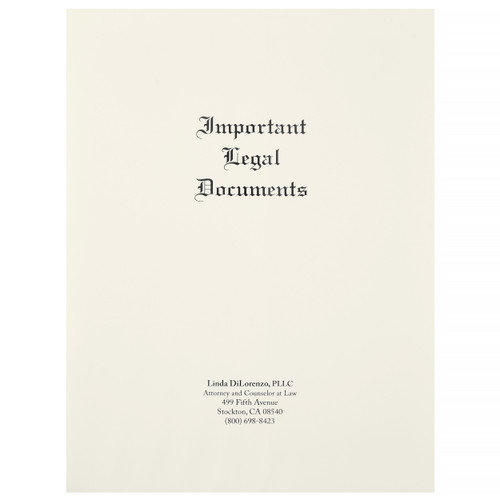 Personalized Large Important Legal Documents Envelopes (Priced per 50)