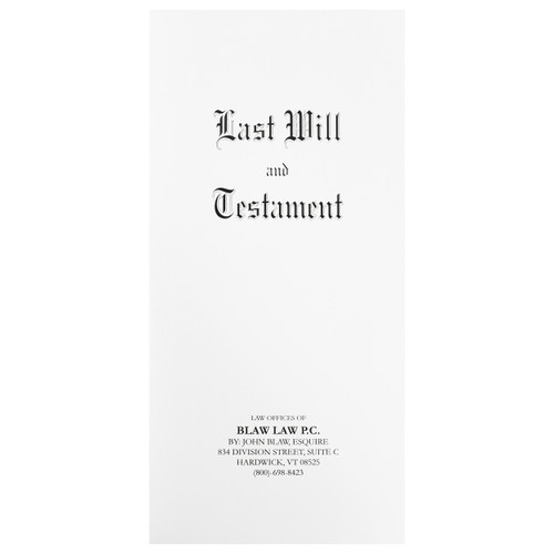 Personalized Will Envelopes Side Opening (Priced per 50)