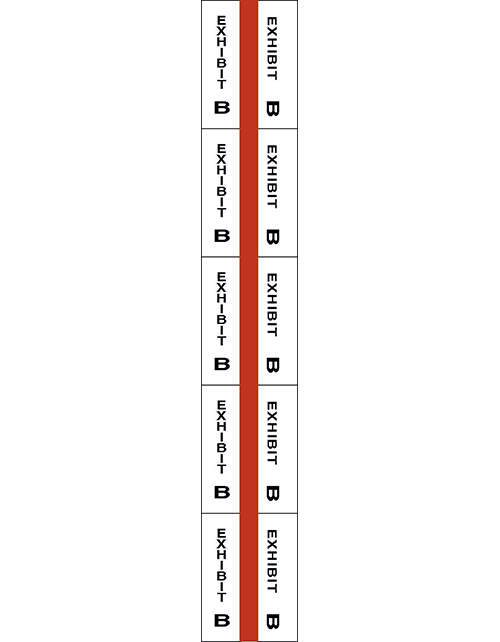 Tabbies 58072 Exhibit B Tabs