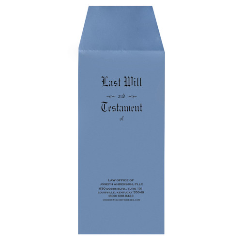 Design a Personalized Will Envelope With Ease | Exhibit Indexes Design a Personalized Will Envelope With Ease | Exhibit Indexes