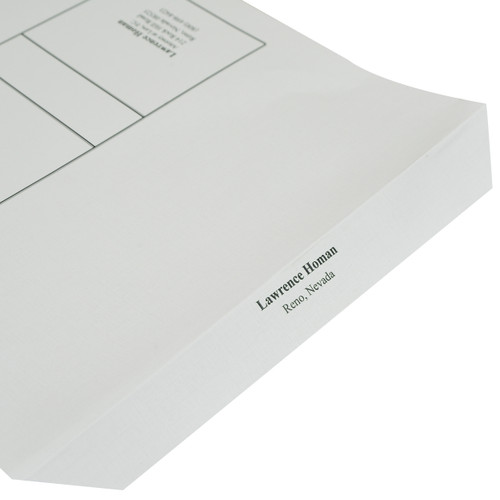 Custom Printed Blue Backs (Priced per 50)