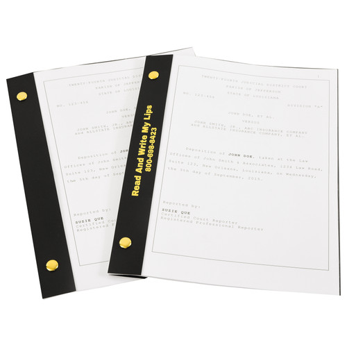 Transcript Covers EI brand