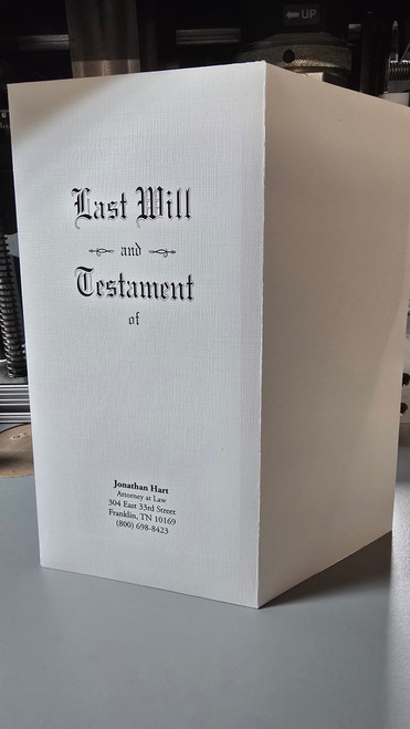 Personalized Will Envelopes  Side Opening (Priced per 50)