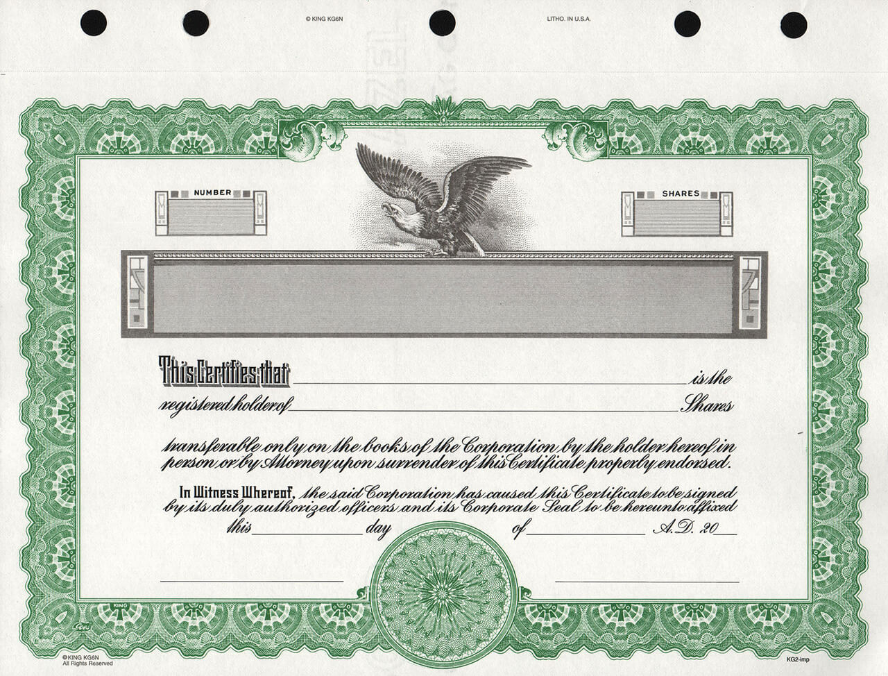 corporate-bond-certificate-template