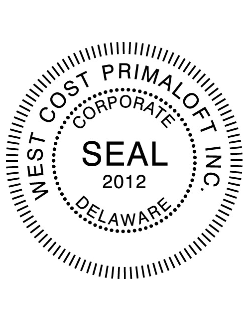 Embossing Corporate Seal Stickers Order Form, Gold Seal Stickers 