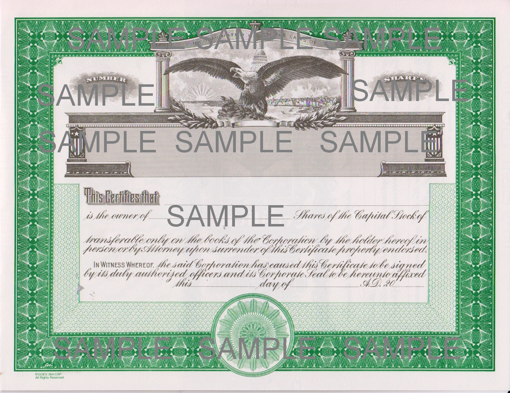 Louis Vuitton Stock Certificate