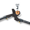 Close-up of the Super Duty MaxForce Lopper cutting head with a 2 inch cut capacity callout
