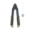 The Compact Duralight Lopper standing upright with a 15.8 inch length measurement