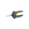 The Heavy Duty Nano-Tip Snips at an angle, showing the narrow pointed blades and yellow lock