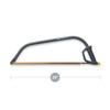 The Heavy Duty Bow Saw shown side-on with a 29 inch length measurement