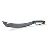 The Heavy Duty Machete at an angle, showing the Platinum-coated high-carbon steel blade and ergonomic grip