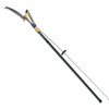 Full view of the 14 foot Heavy Duty Tree Pruner with the pole extended and the saw blade at the top