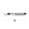 The Heavy Duty Weeder with its forked tip, shown with a 12.5 inch length measurement