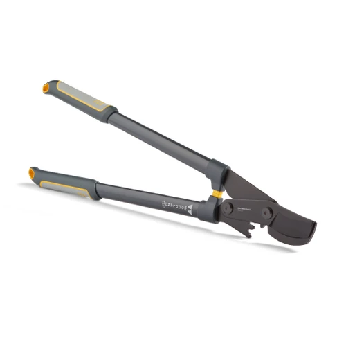 The Super Duty MaxForce Lopper at an angle, showing the coated blade and long handles