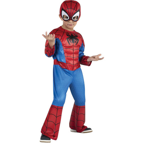 Toddler's Marvel Spider-Man Padded Jumpsuit Costume