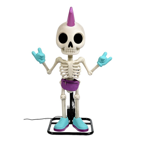3-ft Motion Activated Lighted Rocker Skeleton Animatronic