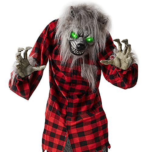 Best Choice Products 5ft Animatronic Werewolf Halloween Deco