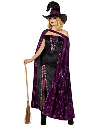 Spirit Halloween Adult Celestial Witch Costume (black lace-u