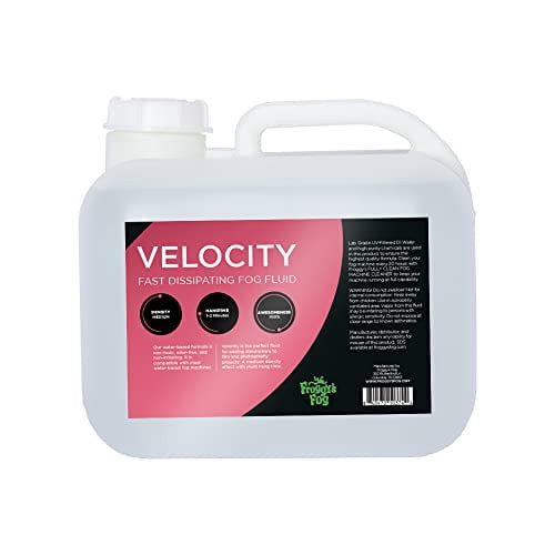 Velocity — Fast Dissipating Fog Machine Fluid, 1 Gallon Fog 