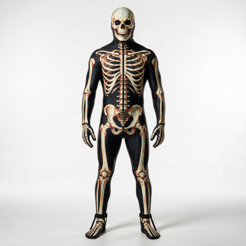 Museum-Quality Cathedral Skeleton Bodysuit