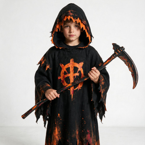 Estate Hand-Painted Grim Reaper Kids