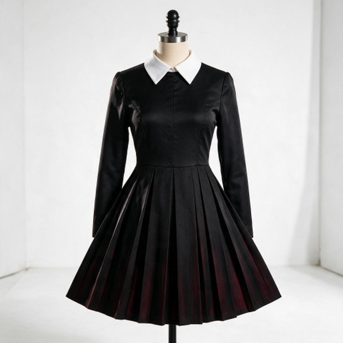 Poseable Wednesday Dress — Premium Edition