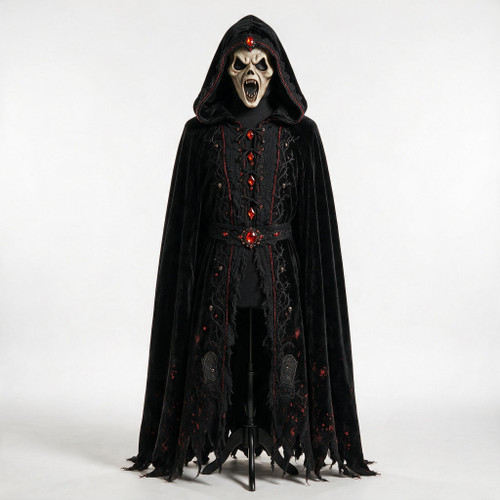 Cemetery Ghost Face Robe — Museum-Quality Edition