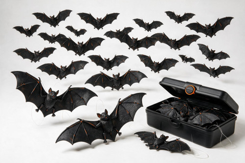 Professional-Grade Poseable Bat Colony