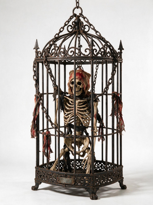 Gothic Hanging Cage Prisoner — Premium Edition