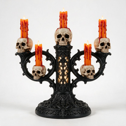 Curated Skull Candelabra v3