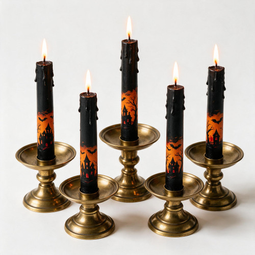 Manor Hand-Painted Candle Set