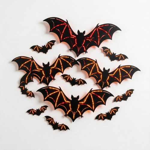 Sound-Reactive Bat Wall Art — Curated Edition