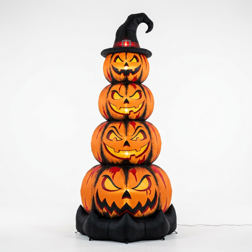 Professional-Grade Gothic Pumpkin Stack