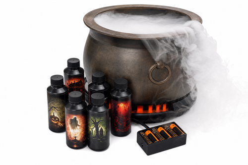 Life-Size Aged Bronze Fog Scent Halloween