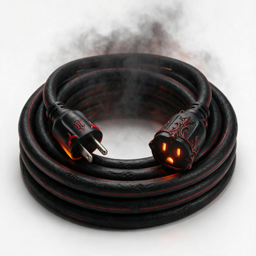 Gothic Extension Cord Heavy Duty — Studio Edition