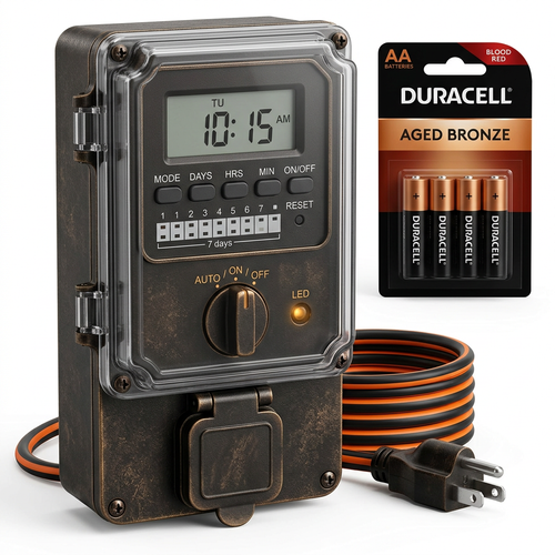 Aged Bronze Timer Outdoor — Curated Edition