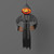 Lewis & Friends 8' Halloween Light and Sound Lewis the Pumpk