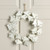 Distressed White Metal Ghosts Wreath