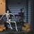 60" Light and Sound Poseable Lifesize Skeleton, Off-White