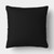 Square Halloween Pillow, black/ivory